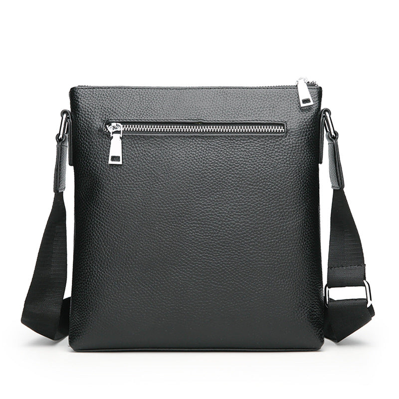 Time Leather Messenger Bag