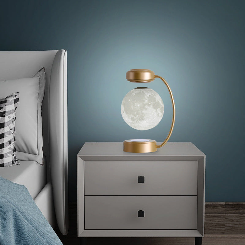 3D LED Magnetic Levitating Moon Night Light
