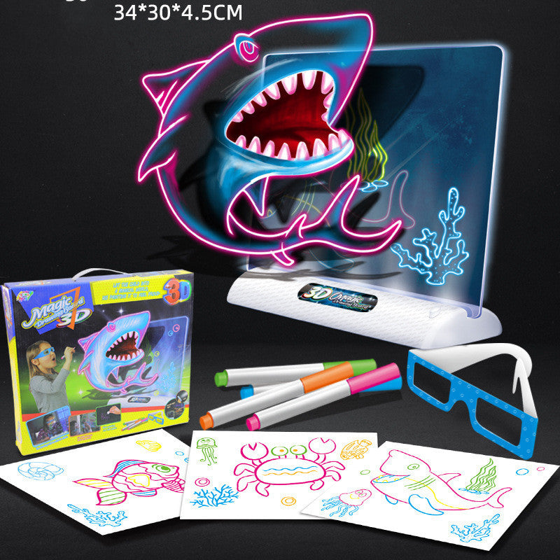 3D Educational Drawing BlackBoard