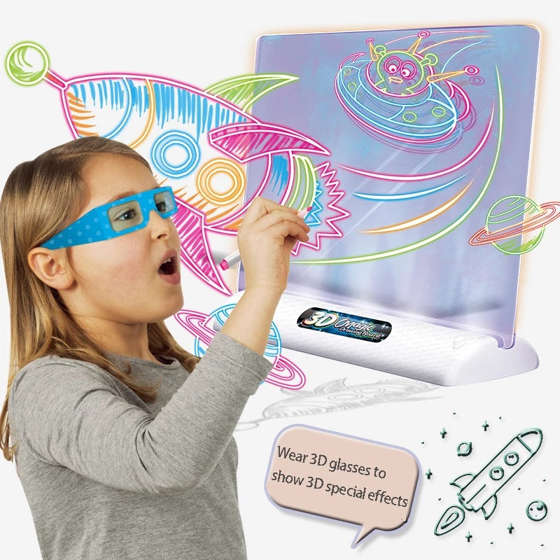 3D Educational Drawing BlackBoard