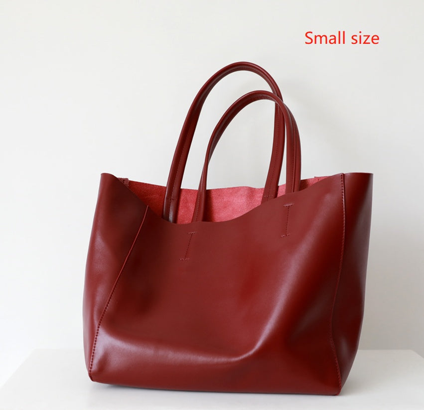 Cowhide Large Leather tote bag