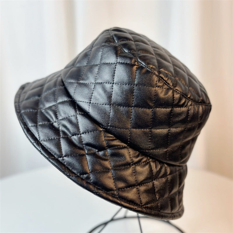 Leather Adjustable Bucket Hat