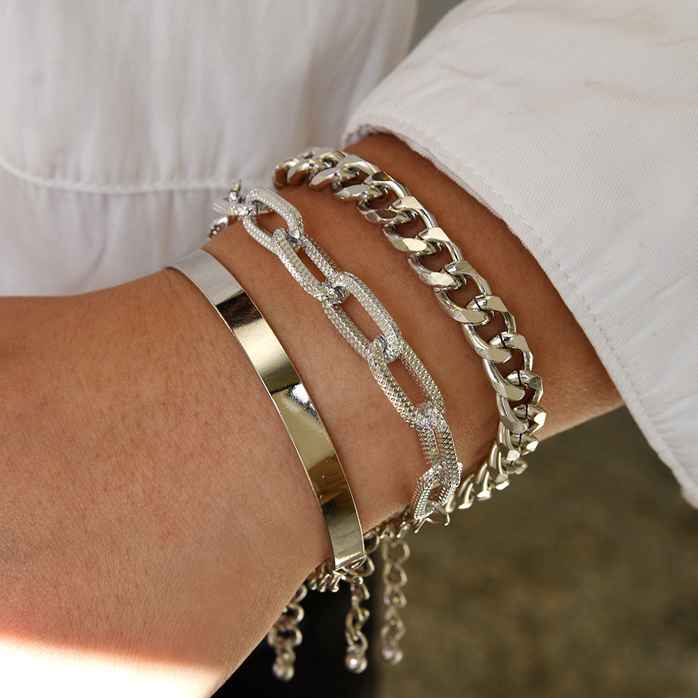 Gold & Silver Unisex Bracelet Sets