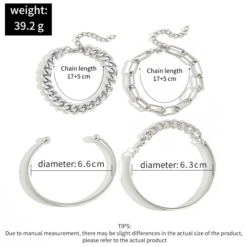 Four-piece Love Bracelet Set