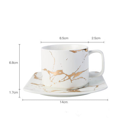 Marble Gold Coffee Mugs
