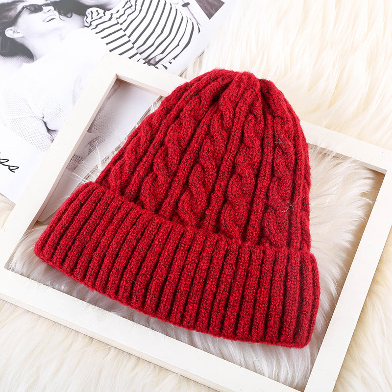 Winter Fleece Knitted Beanie