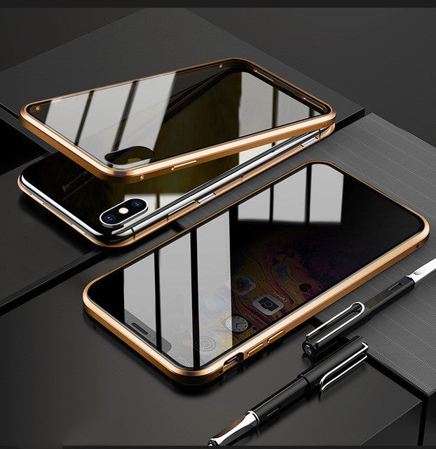 IPhone Magnetic Protective Glass Case