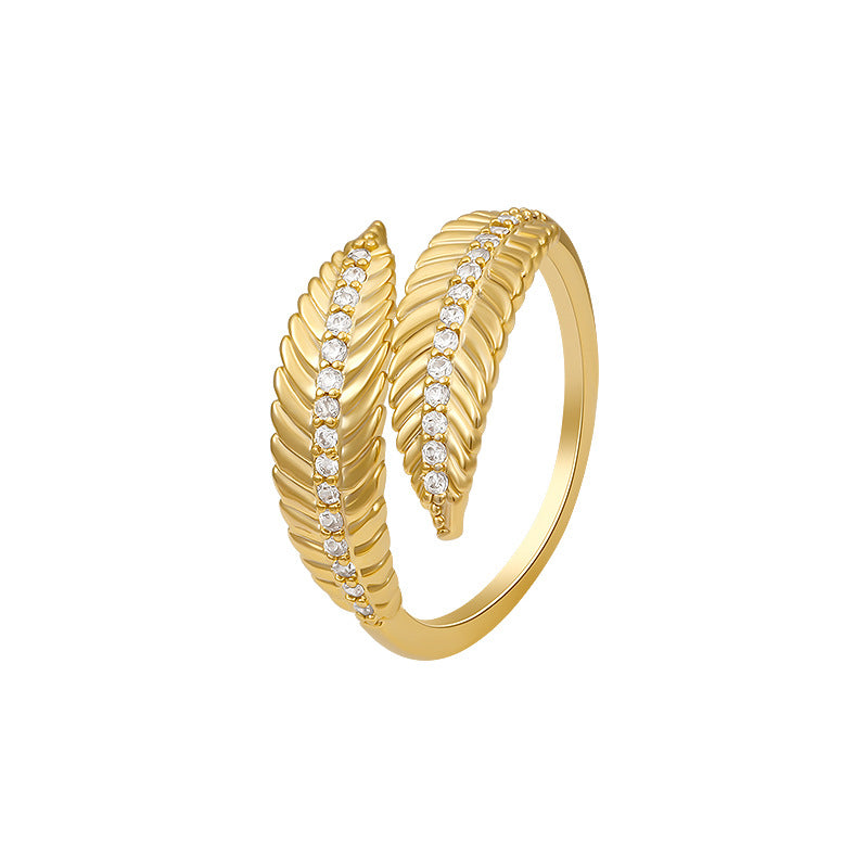 Micro Leaf Ring