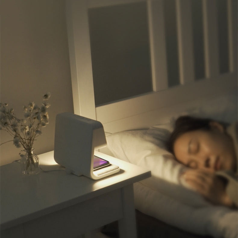 3 In 1 Bedside Wireless Lamp