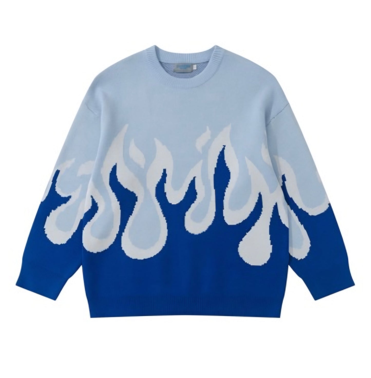 Jacquard Flame Sweater