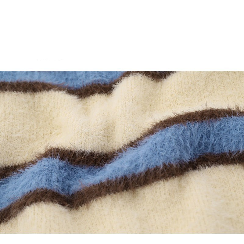 Vintage Stripe Men's & Women's Pullover Sweaters