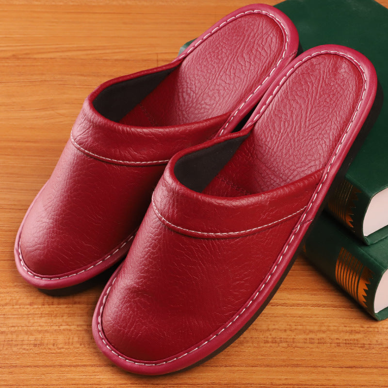 Four Seasons Leather Slippers