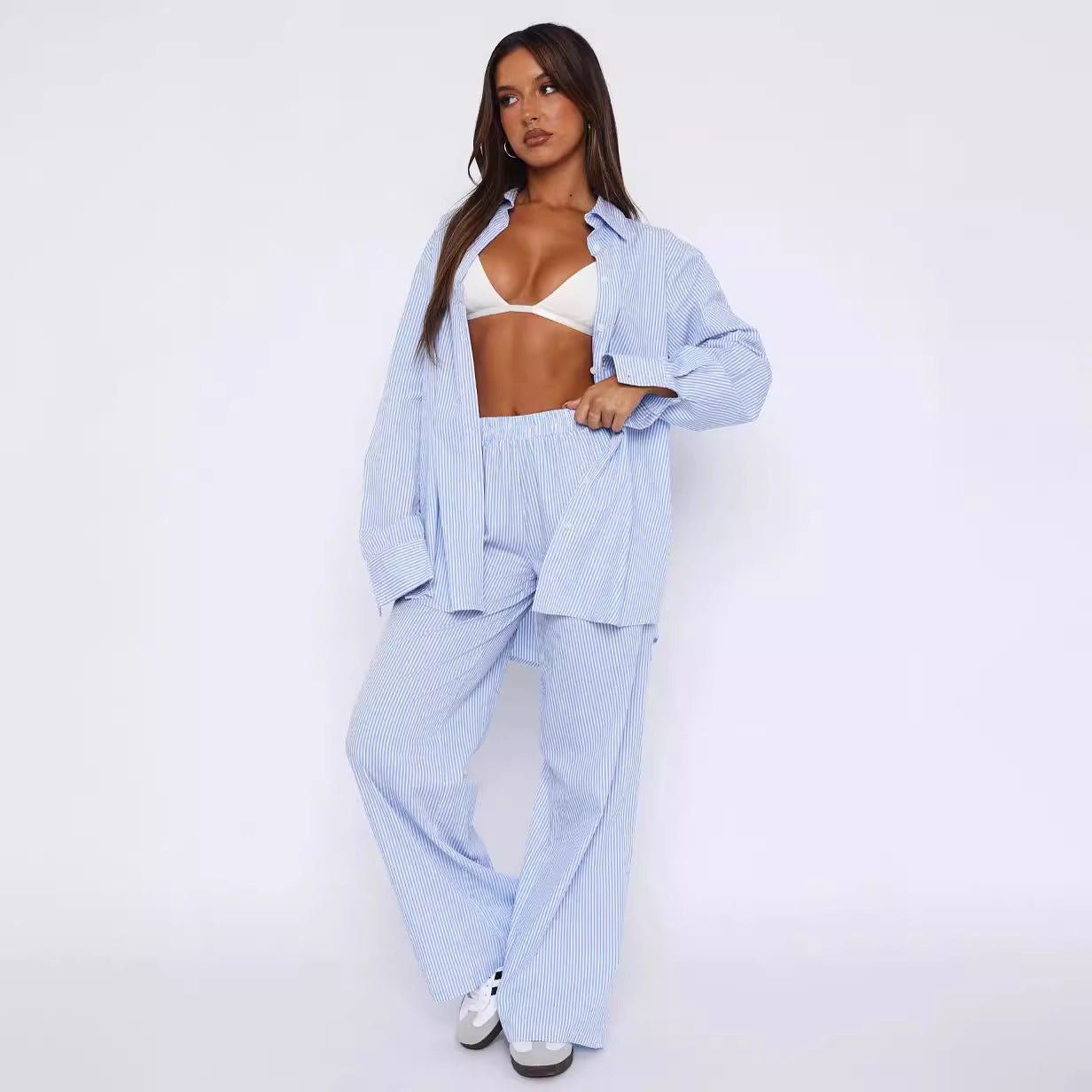 Striped Trousers Pants