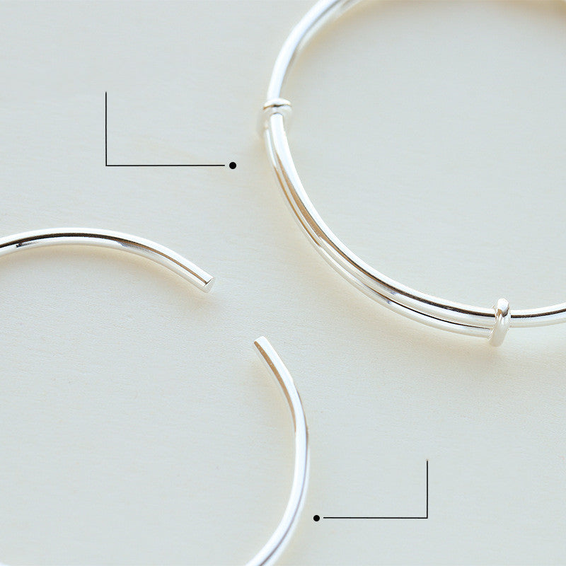 Silver Mobius Ring Bracelet