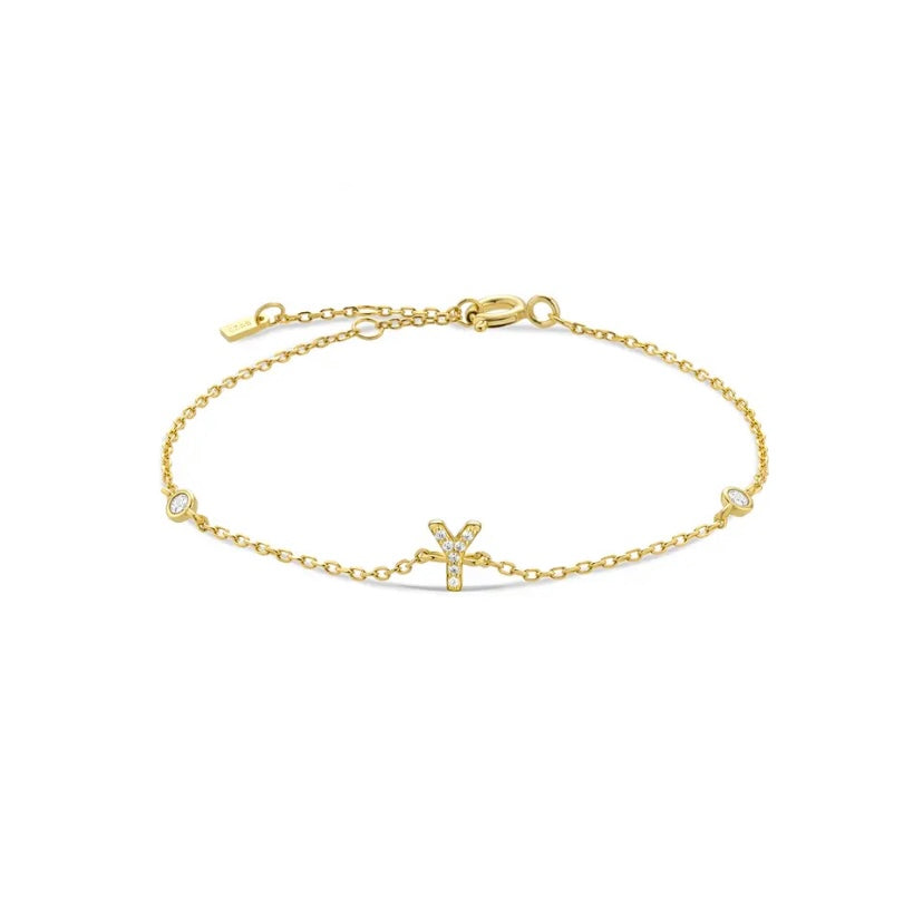 Initial Gold Bracelets