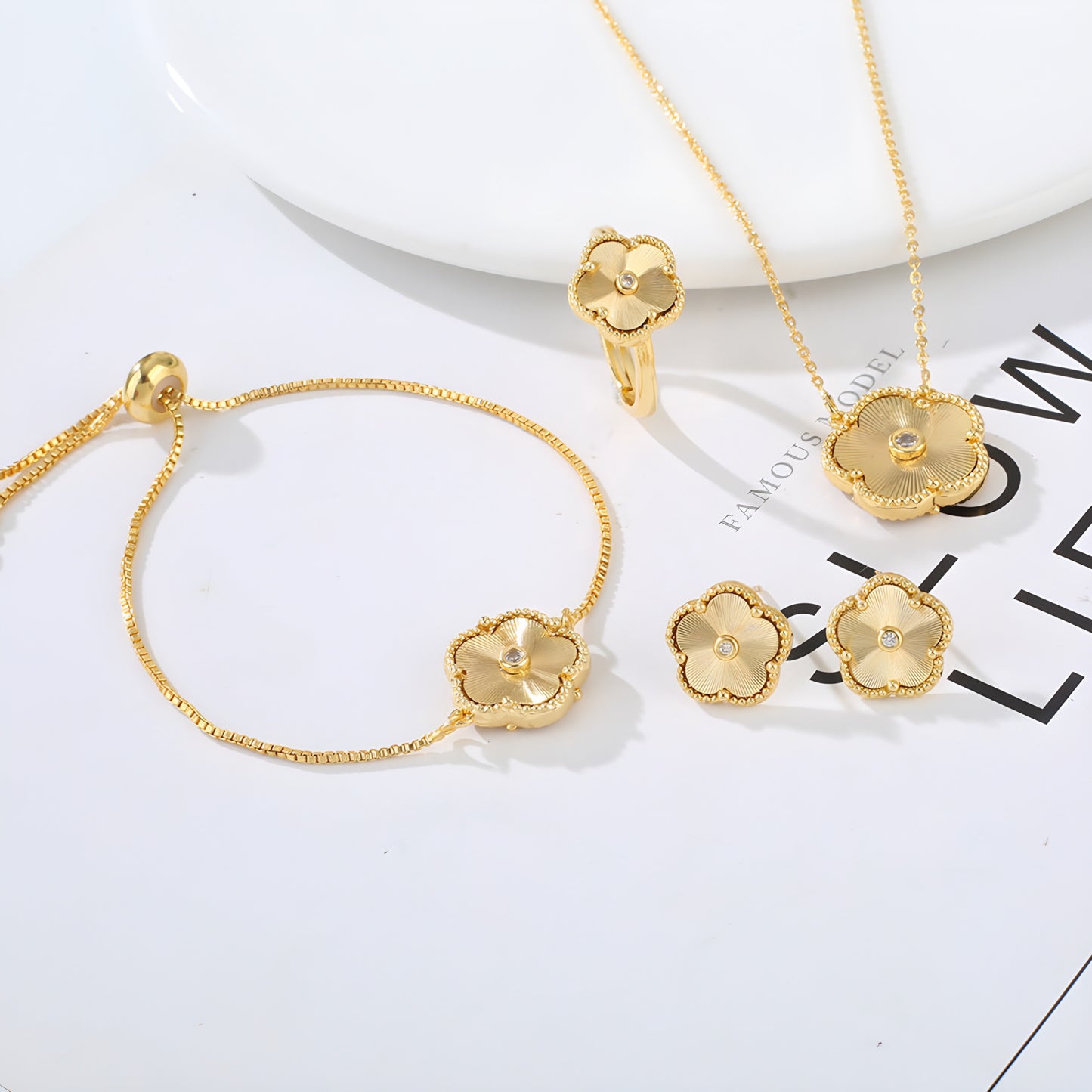 Flower Blossum 4 Piece Set