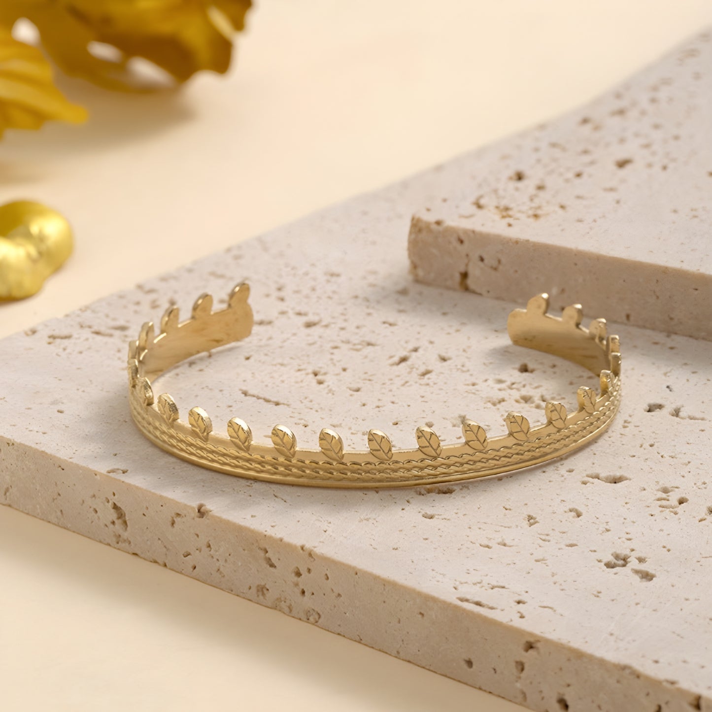 14K Gold Titanium Steel Bracelet