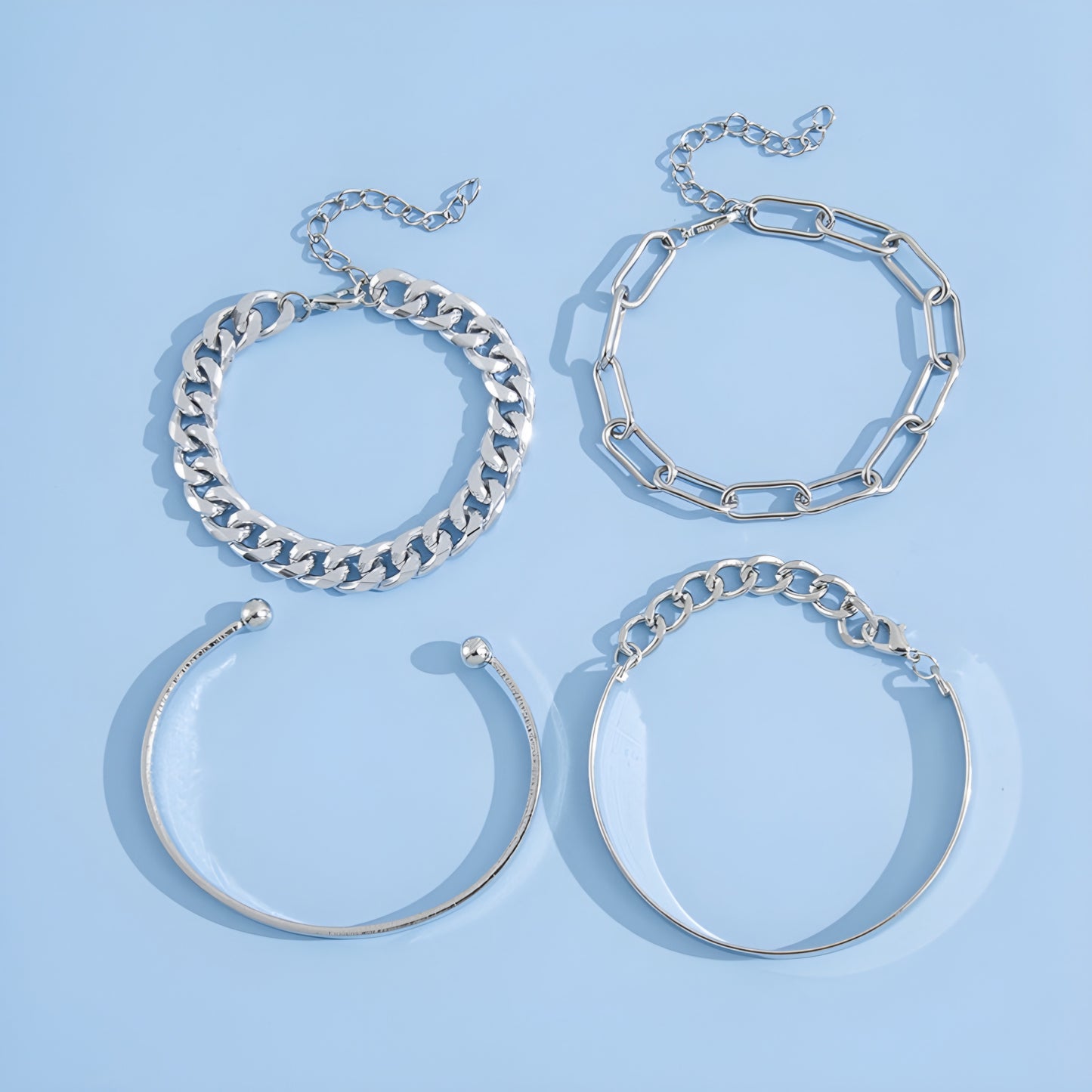 Four-piece Love Bracelet Set