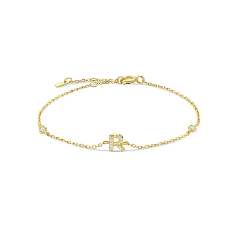 Initial Gold Bracelets
