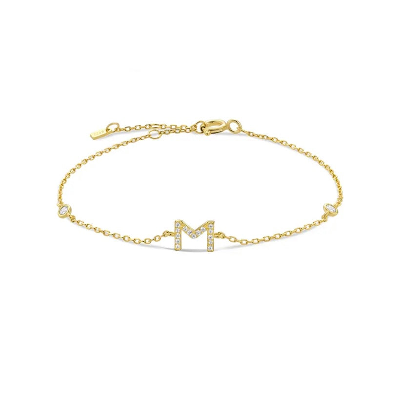 Initial Gold Bracelets