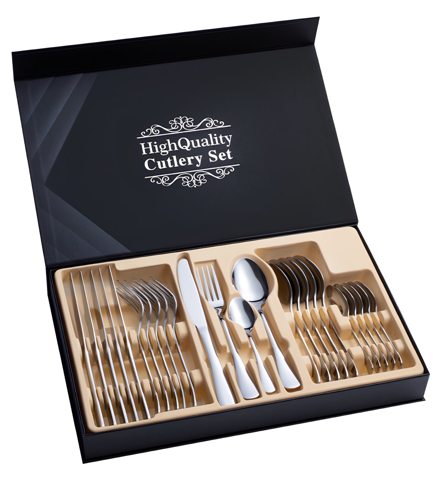 Stainless Steel Cutlery 24-Piece Set Gift Gift Boxes