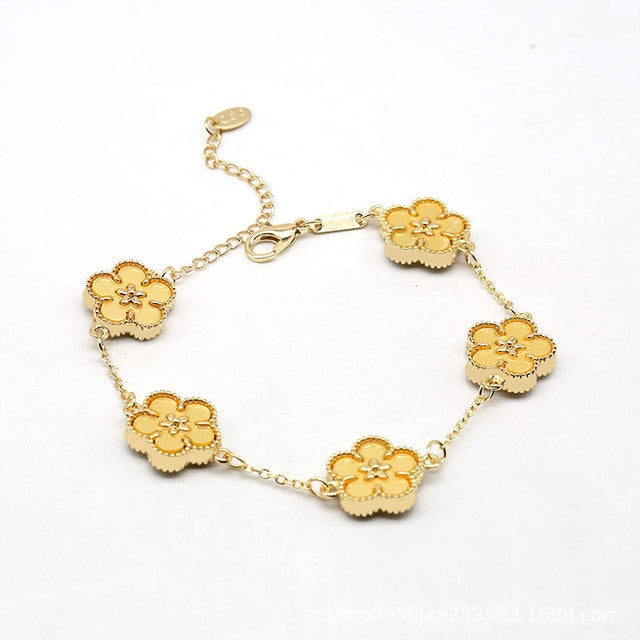 Flower Pattern Bracelet