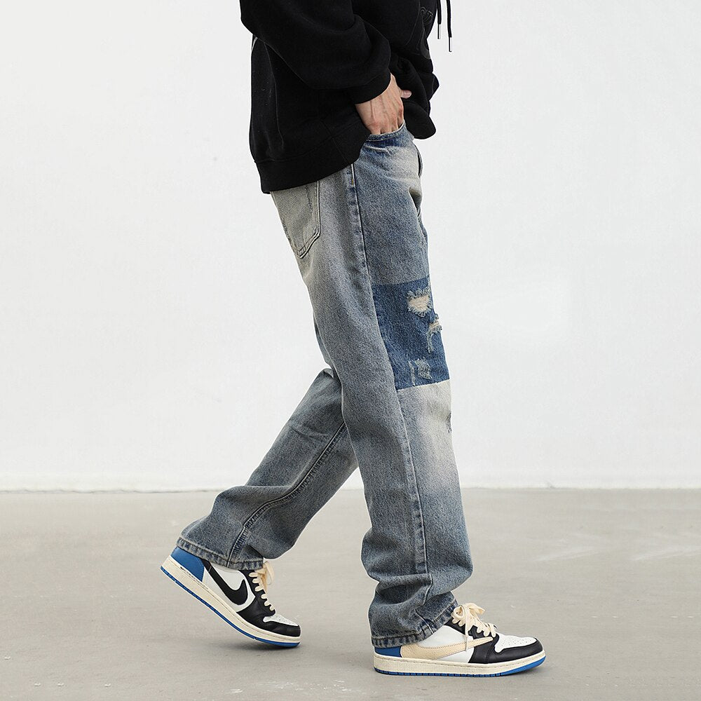 Four Season Ripped Loose Jeans
