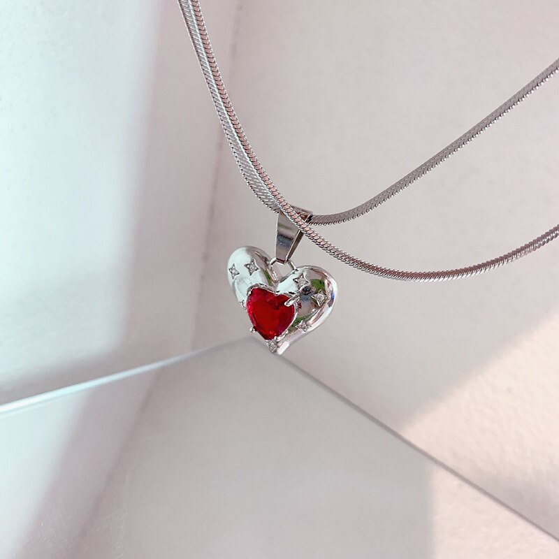 Heart Double Layer Necklace