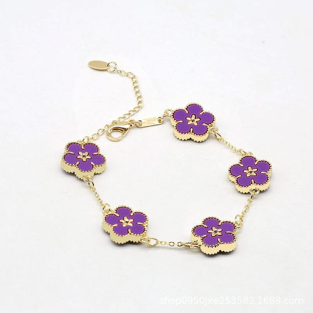 Flower Pattern Bracelet