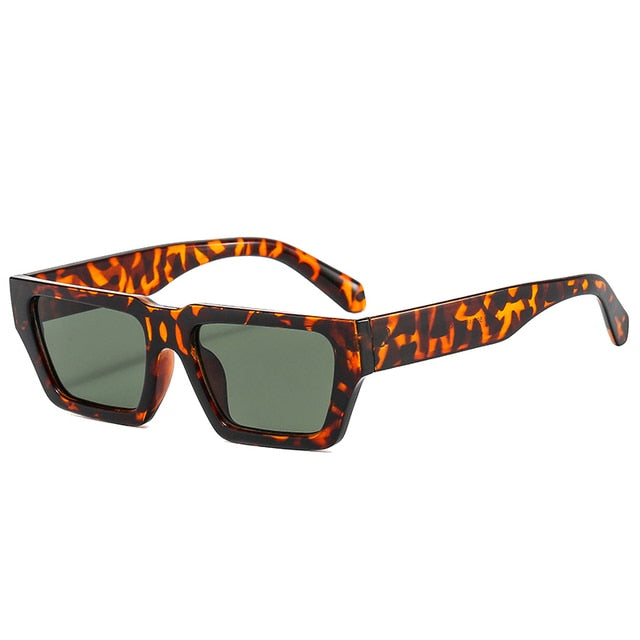 Retro Square Rectangular Sunglasses