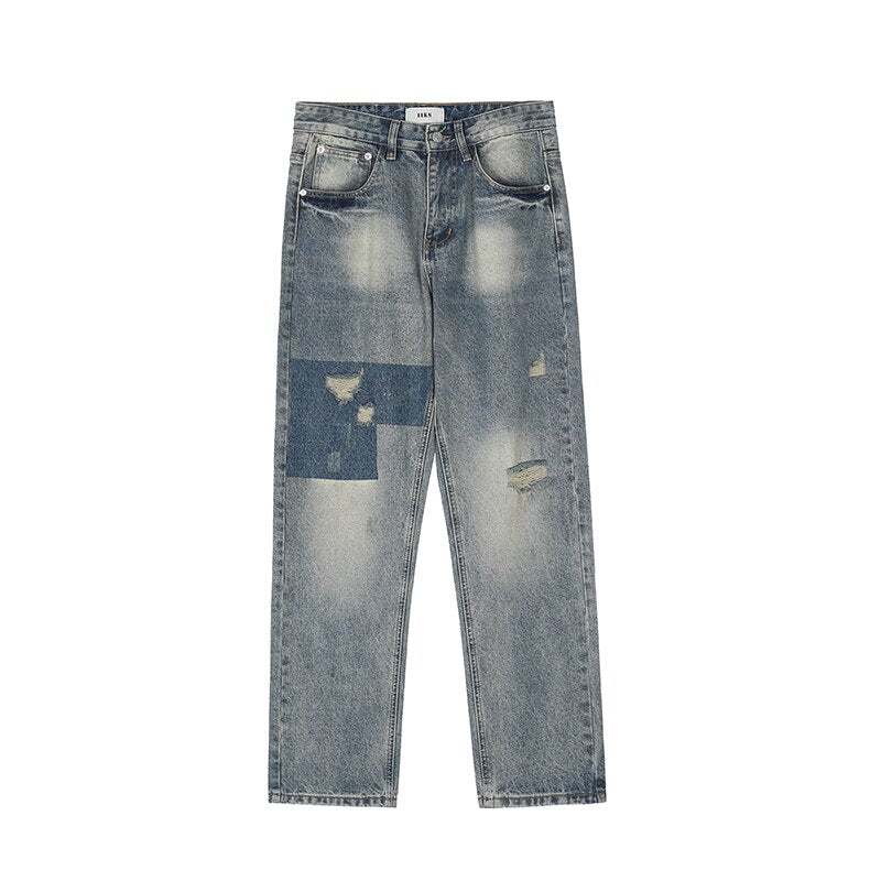 Four Season Ripped Loose Jeans