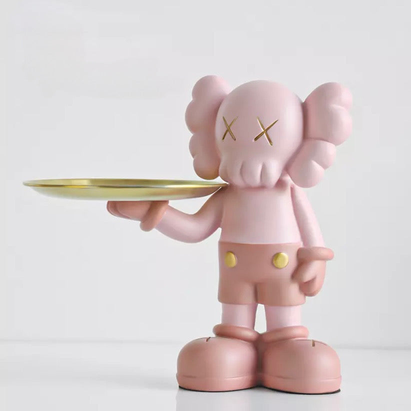 KAWS Pop Art Inspired Tray Statue