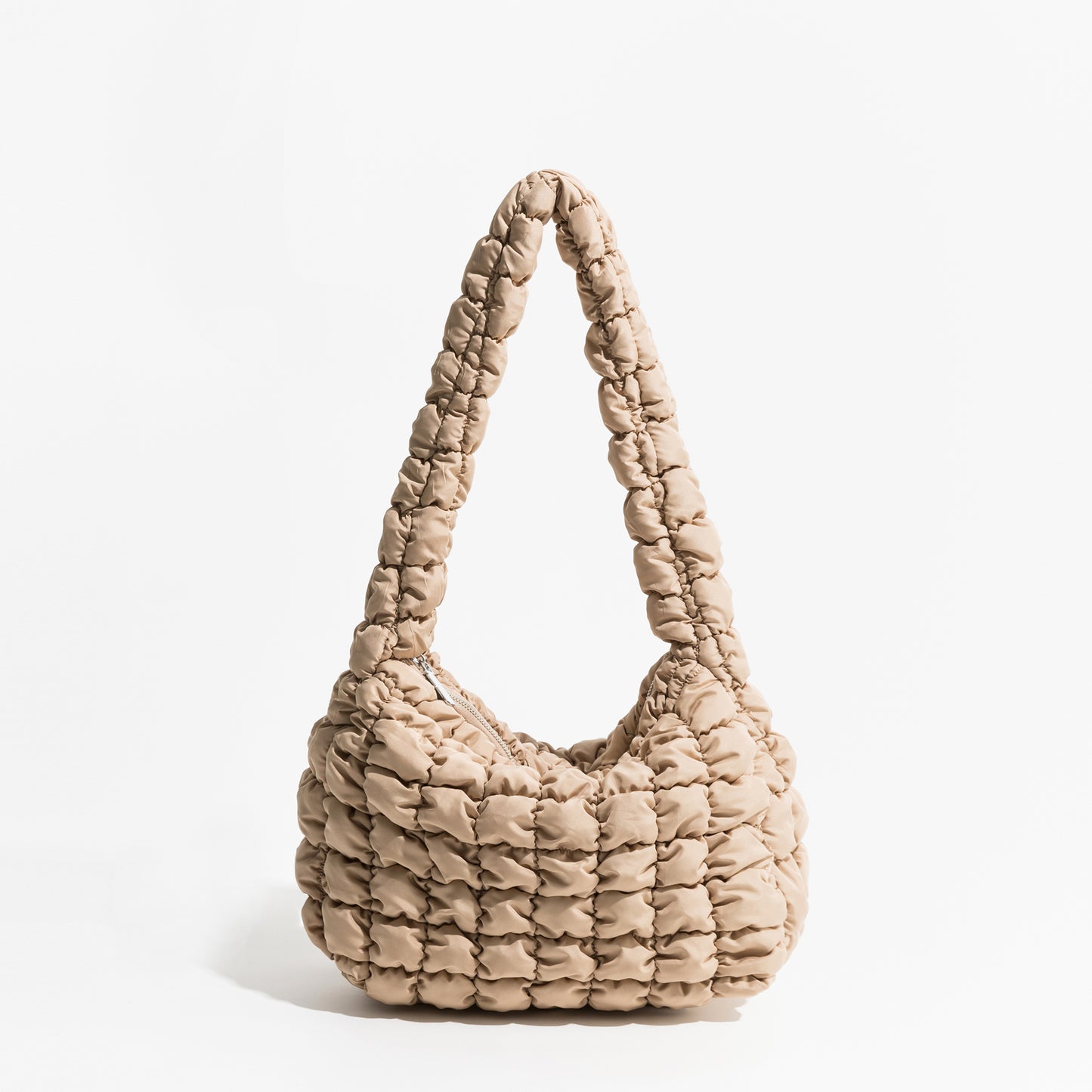 Nylon Padded Hobo Bag