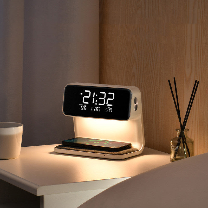 3 In 1 Bedside Wireless Lamp