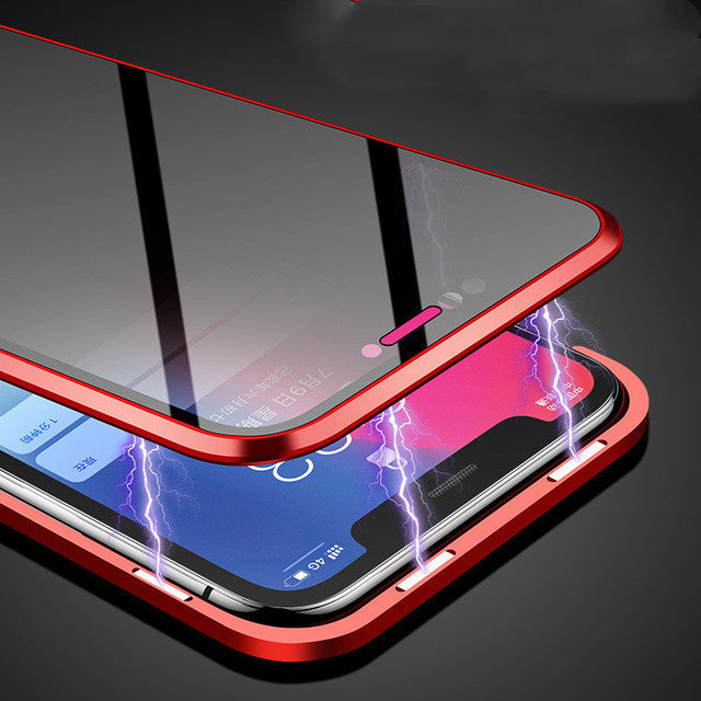 IPhone Magnetic Protective Glass Case