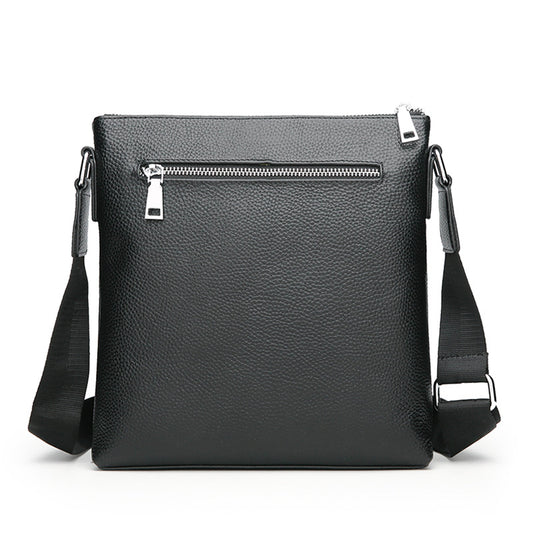 Time Leather Messenger Bag