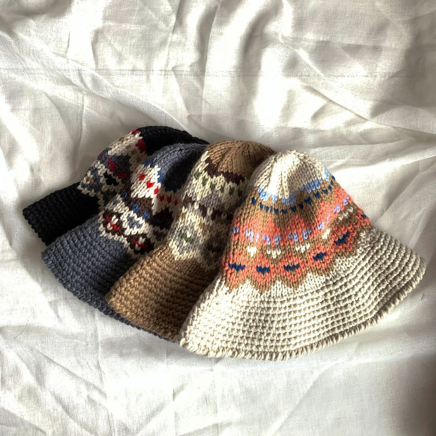 Knitted Bucket Hats