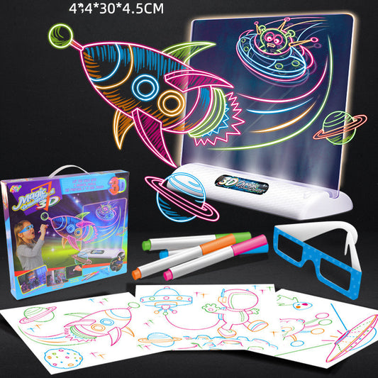 3D Educational Drawing BlackBoard