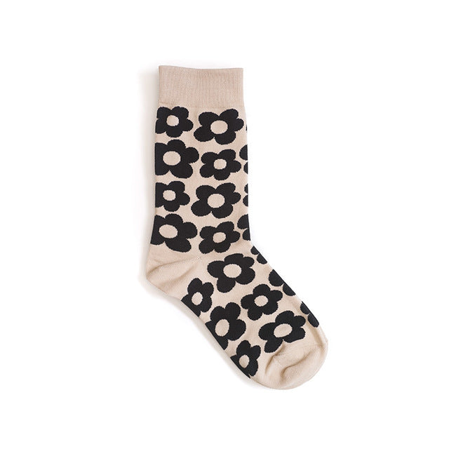 Cartoon Flower Socks