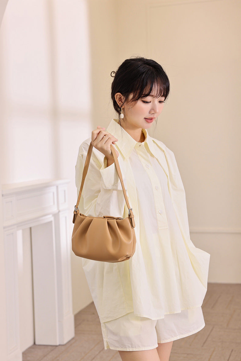Leather Cloud Bag