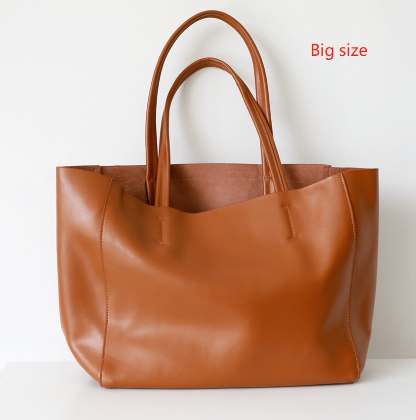 Cowhide Large Leather tote bag