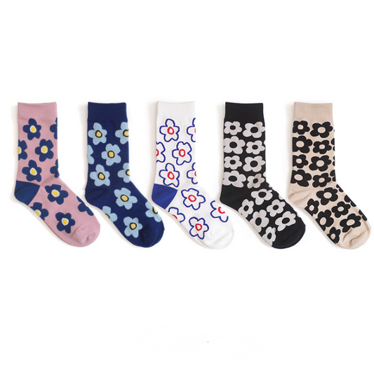 Cartoon Flower Socks
