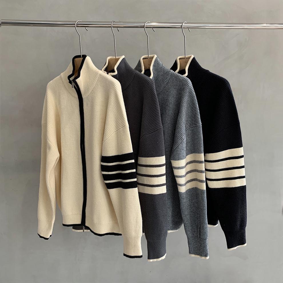 Cardigan Collar Sweater