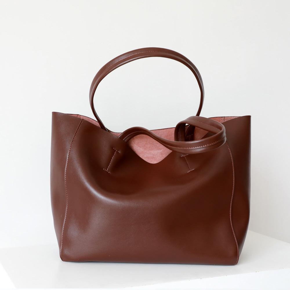 Cowhide Large Leather tote bag