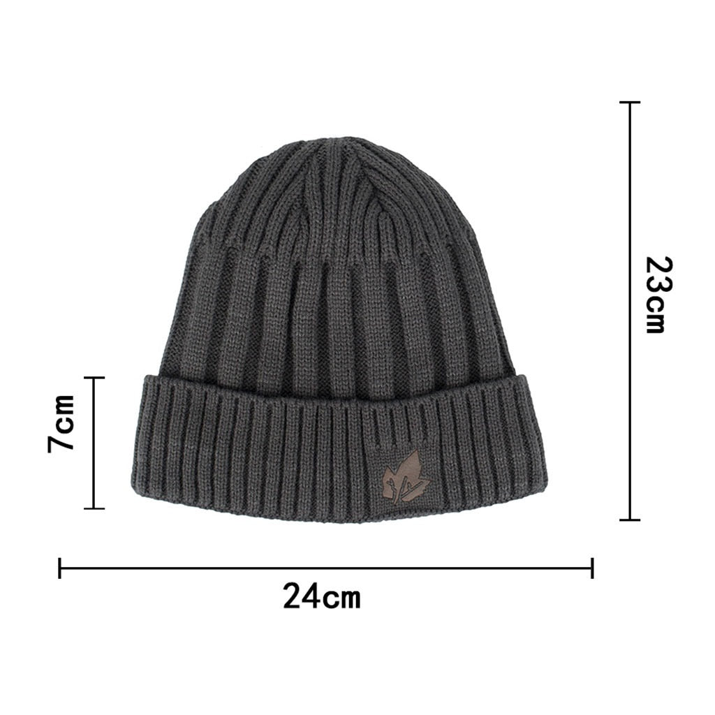 Leaf Knitted Beanies