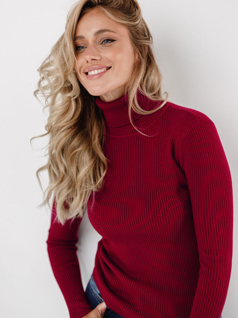Turtleneck Pullover Sweater Shirts
