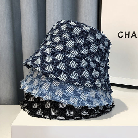 Denim Pattern Bucket Hat