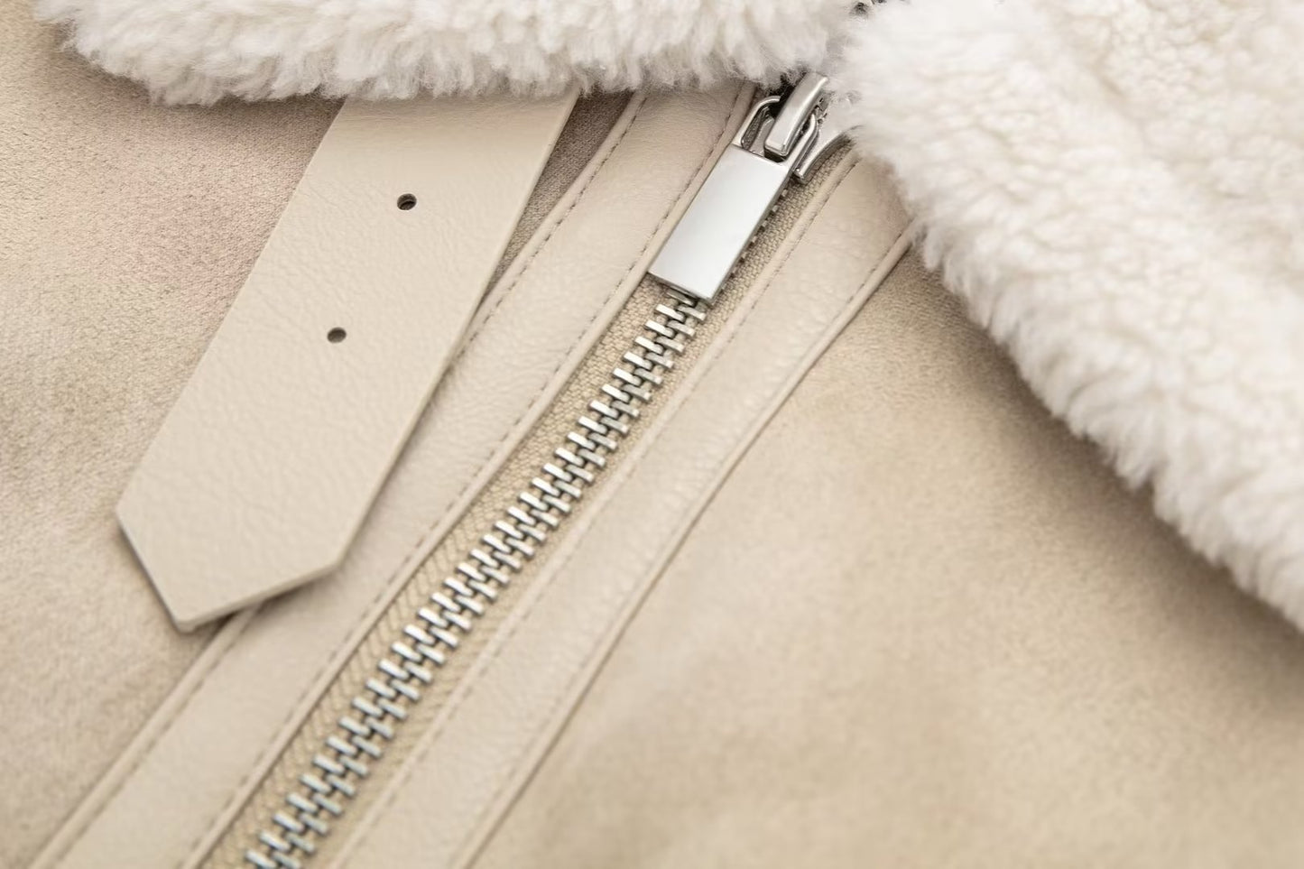 Women's Suede Lamb Wool Jacket