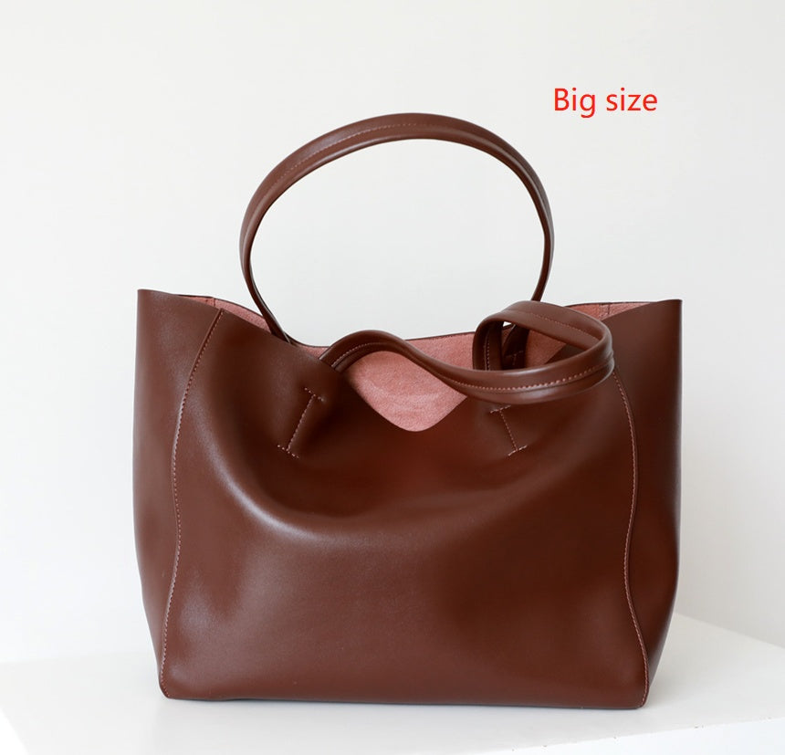 Cowhide Large Leather tote bag