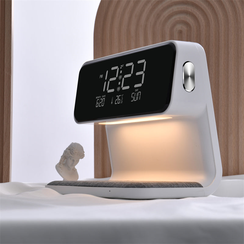 3 In 1 Bedside Wireless Lamp